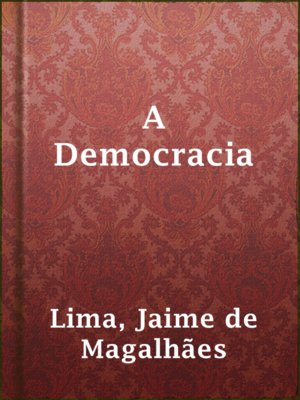 cover image of A Democracia
